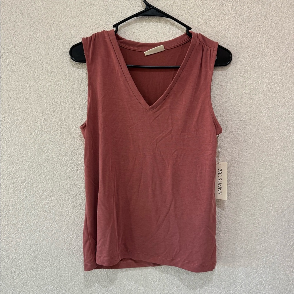 NWT 78&Sunny sandstone Sleeveless Tank Top